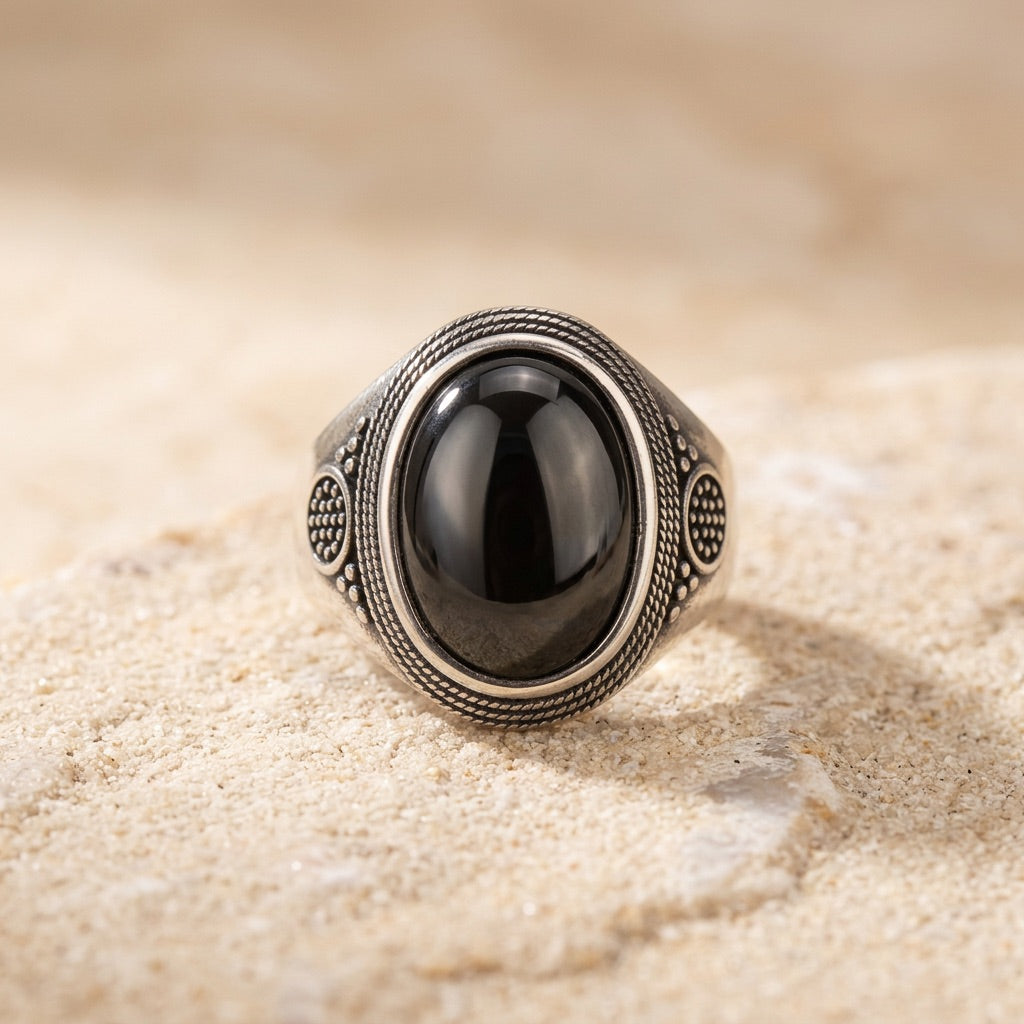 Black Onyx Ring 