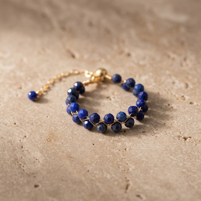Lapis Lazuli Ring "Grape"