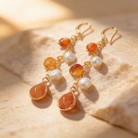 Agate Drop Earrings “Mirelya”