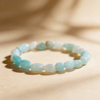 Amazonite Bead Bracelet "Sea Whisper"