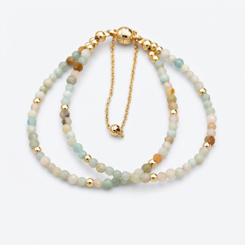 Amazonite Stone Bracelet "Celest"