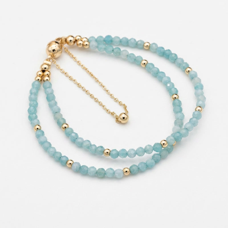 Amazonite Stone Bracelet "Lunavera"