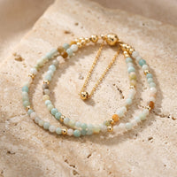 Amazonite Stone Bracelet "Celest"