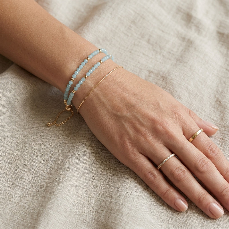 Amazonite Stone Bracelet "Lunavera"