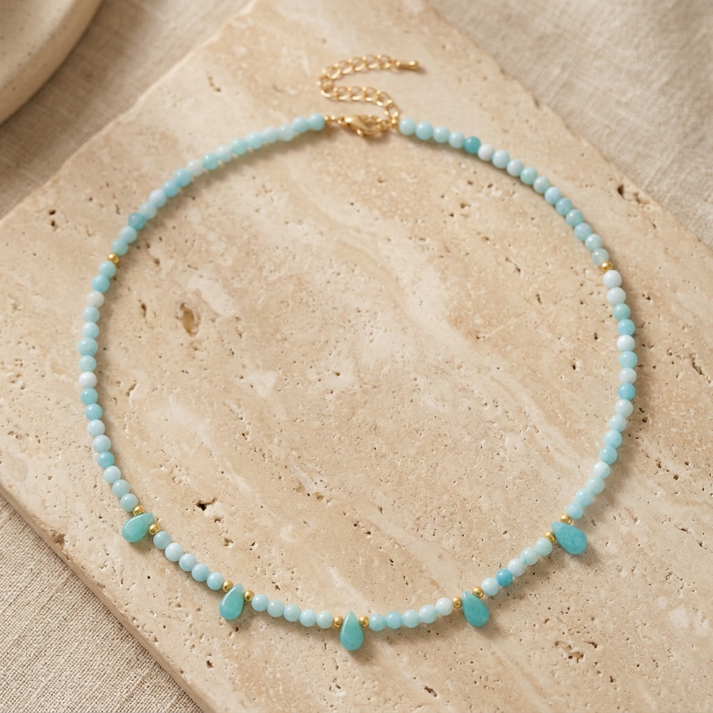 Amazonite Necklace "Reflection"