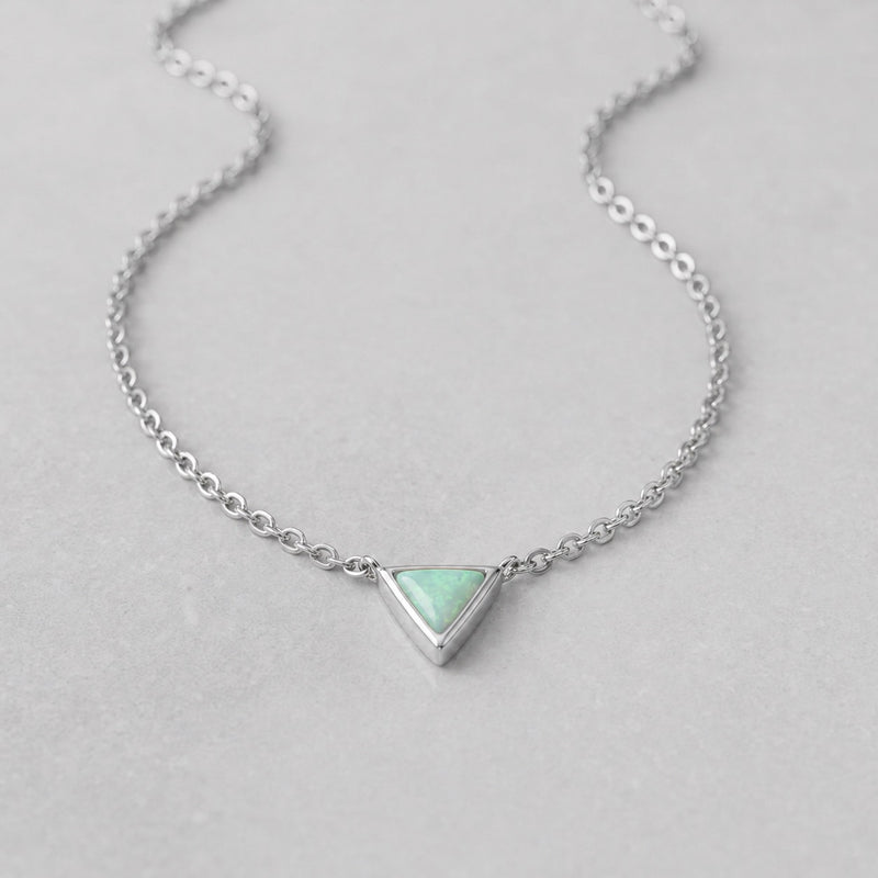 Amazonite Necklace "Triangle"