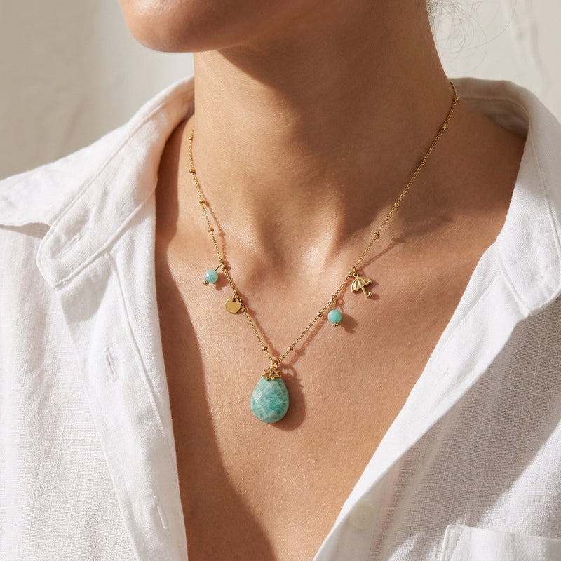 Amazonite Necklace "Joy"