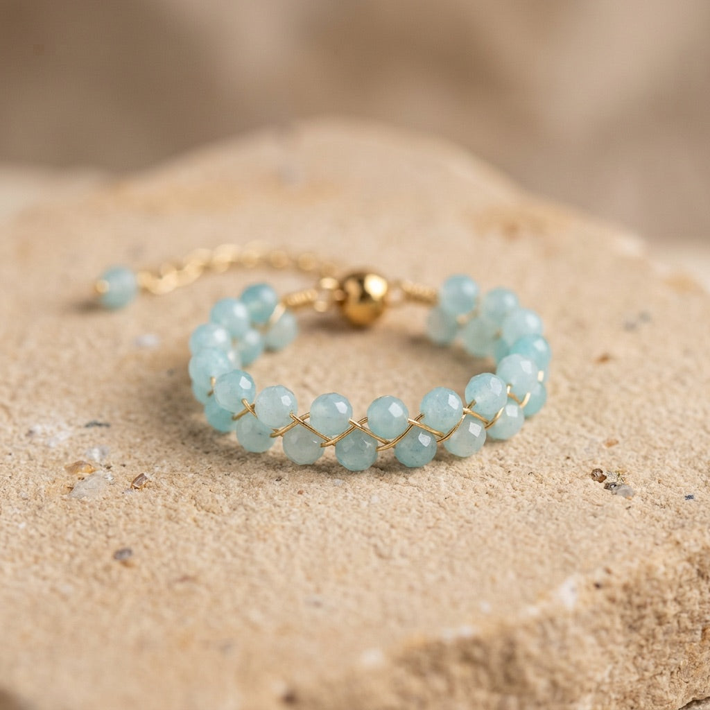 Amazonite Ring "Grape"