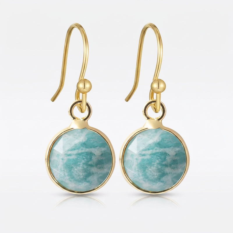 Amazonite Stone Earrings "Precious"