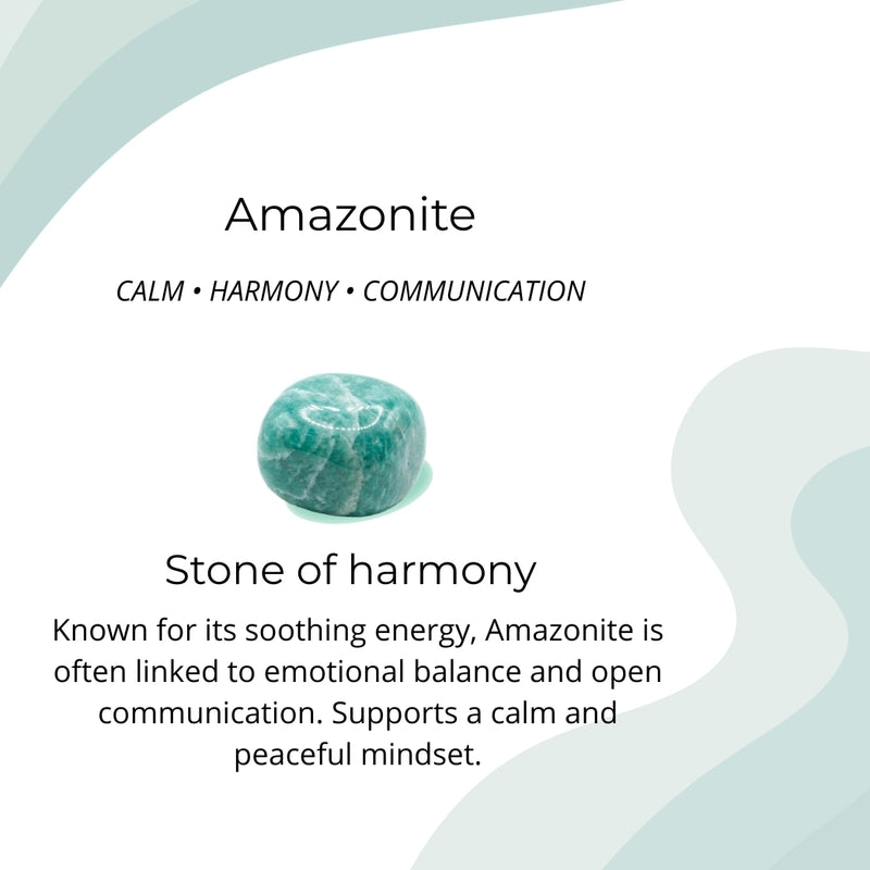 Amazonite Ring "Flower" adjustable