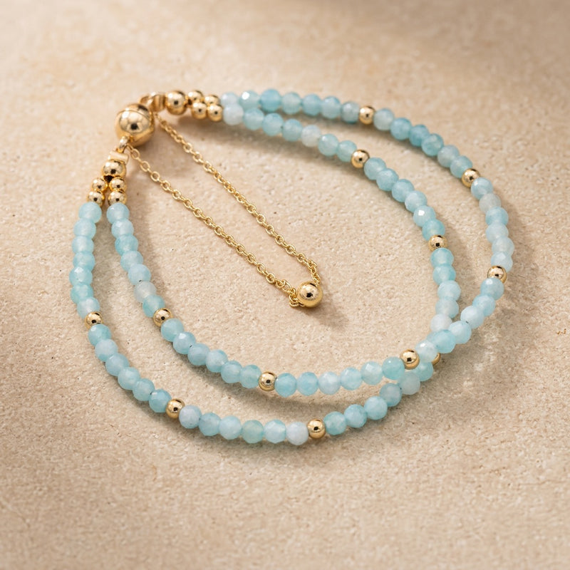 Amazonite Stone Bracelet "Lunavera"