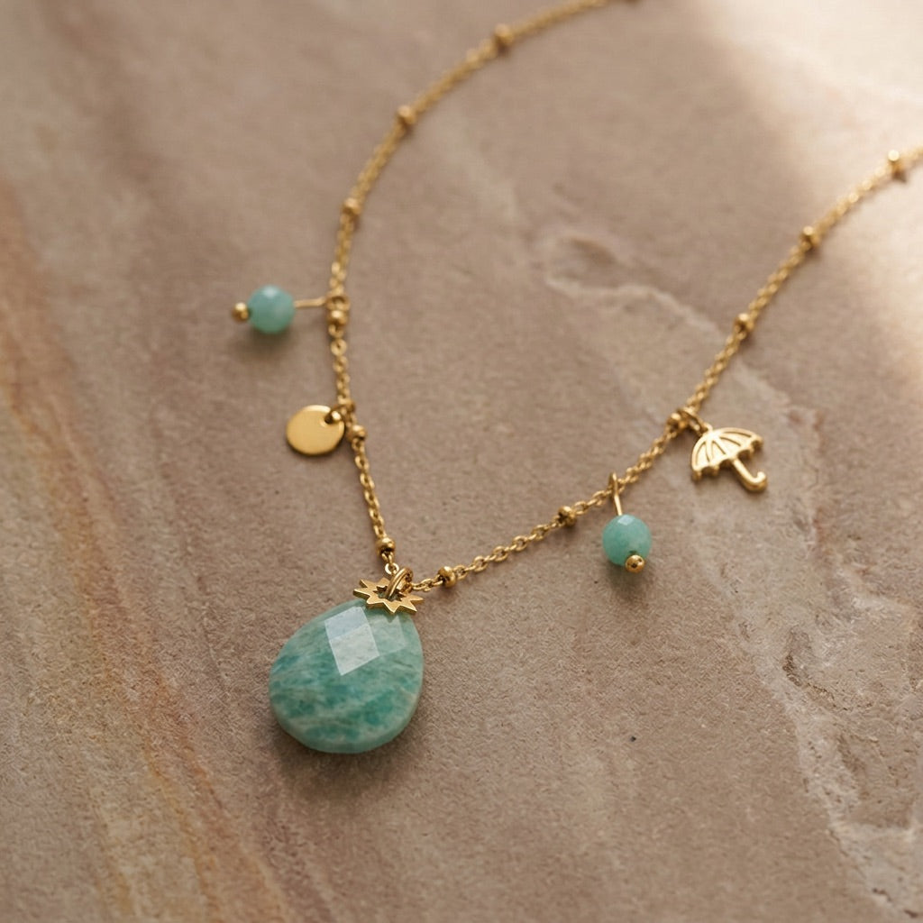 Amazonite Necklace "Joy"