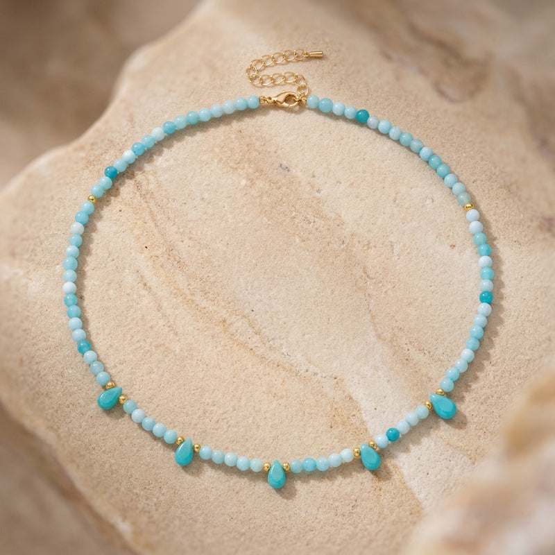 Amazonite Necklace "Reflection"