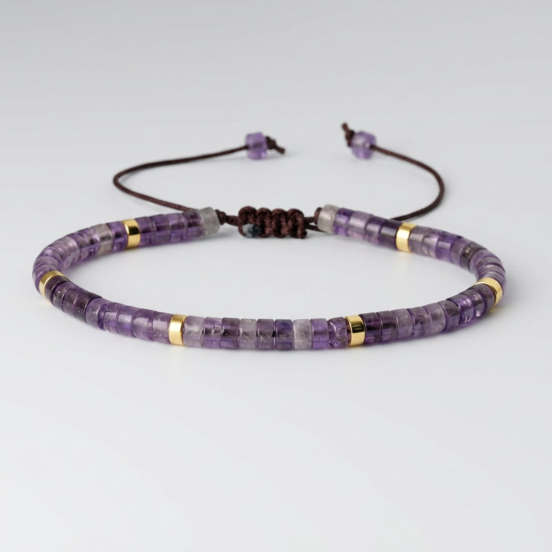Amethyst Stone Bracelet "Emperor"