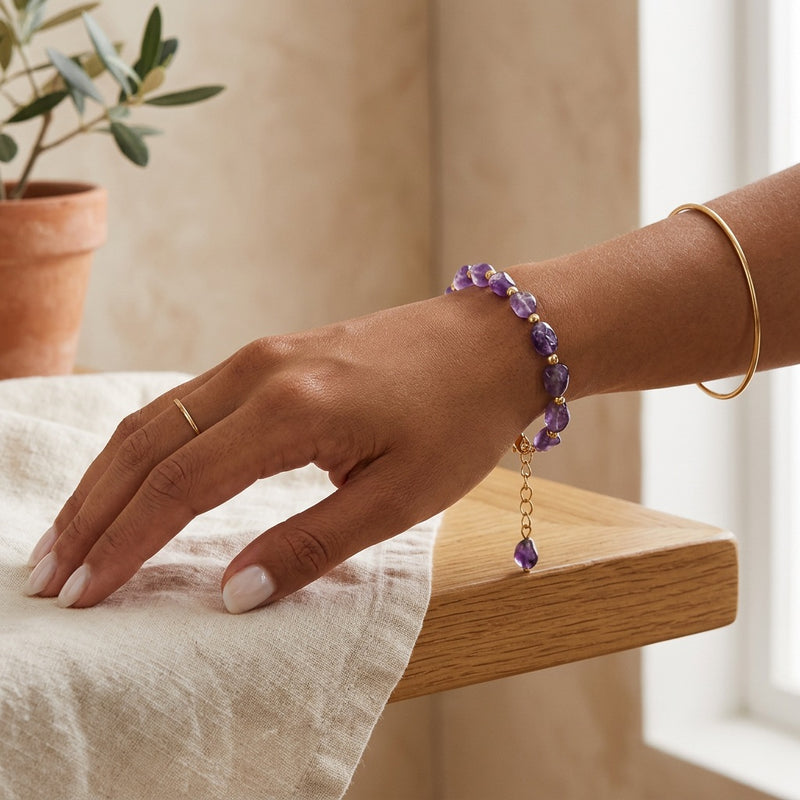 Amethyst Bracelet "Yanlei"