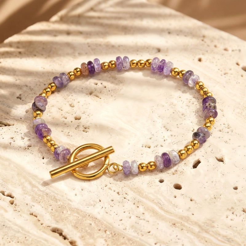 Amethyst Bracelet "Nautilis"
