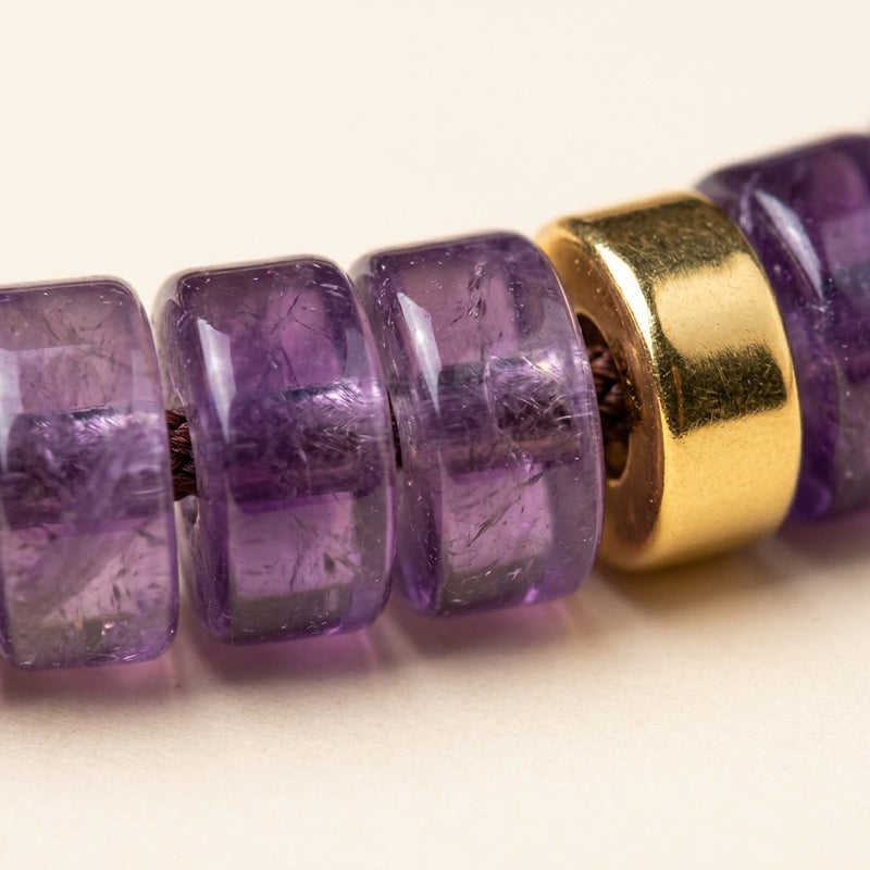 Amethyst Stone Bracelet "Emperor"