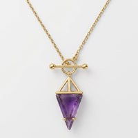 Amethyst Necklace "Hero"