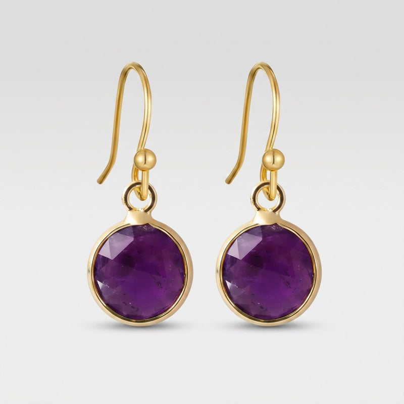 Amethyst Stone Earrings "Precious"