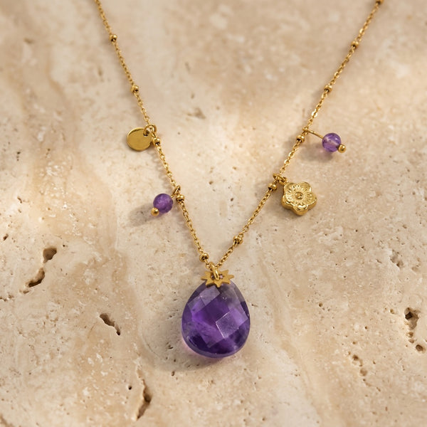 Amethyst Necklace "Joy"