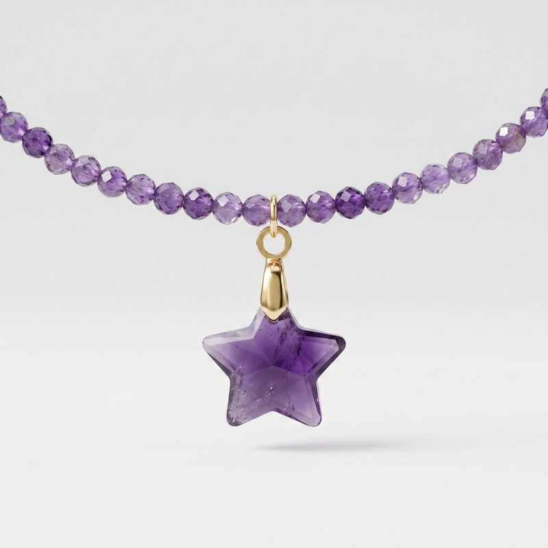 Amethyst Pendant "Stela"