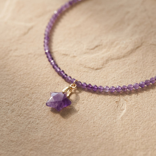 Amethyst Pendant "Stela"