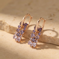 Amethyst Earrings "Gradient"