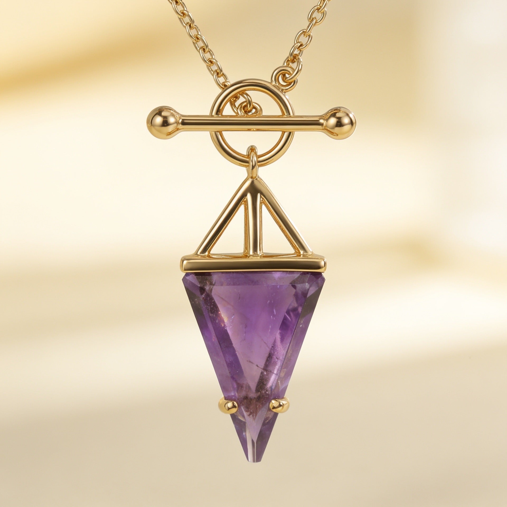 Amethyst Necklace "Hero"