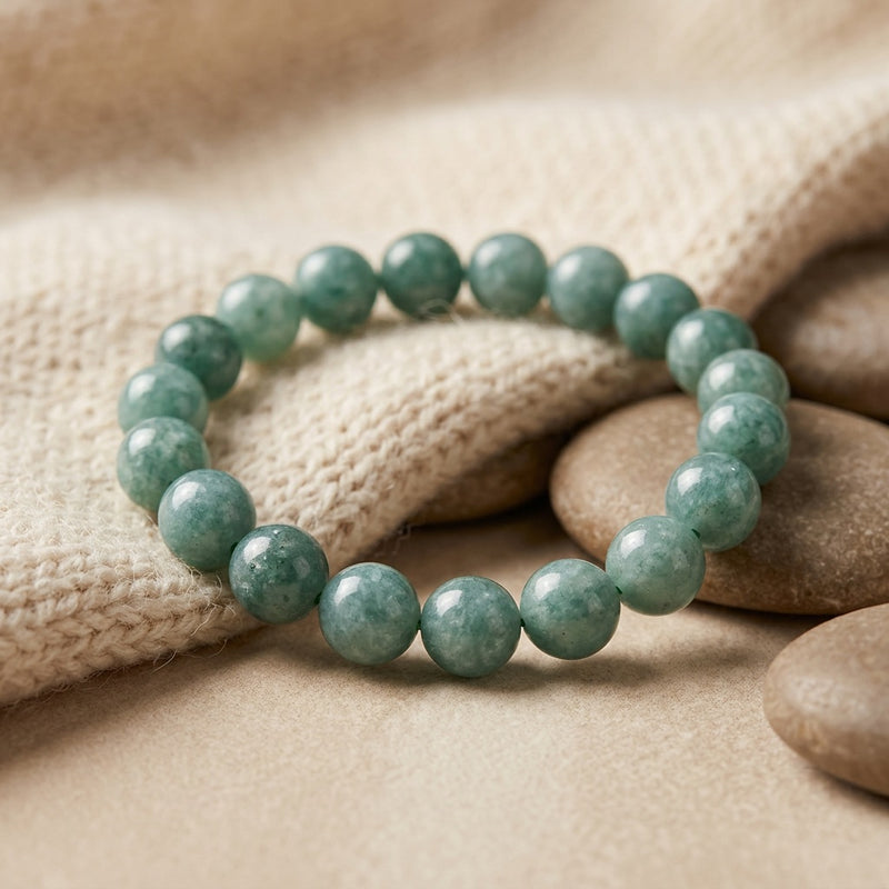 Aquamarine Stone Bracelet “Element”