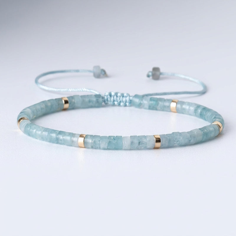 Aquamarine Gemstone Bracelet "Emperor"