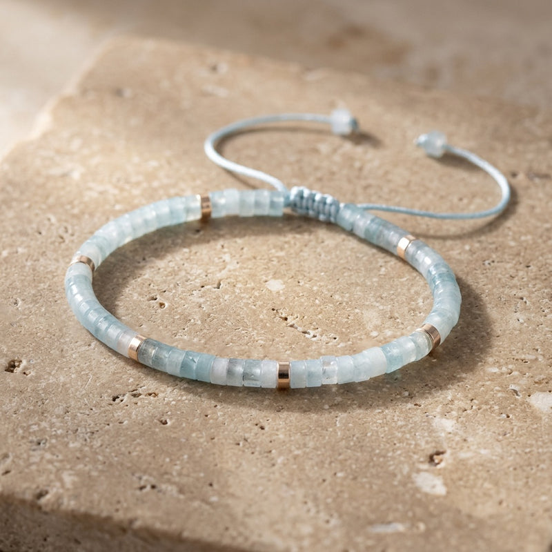 Aquamarine Gemstone Bracelet "Emperor"