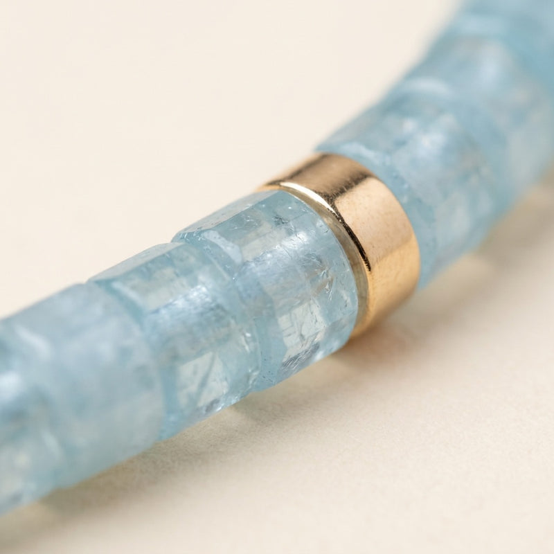 Aquamarine Gemstone Bracelet "Emperor"