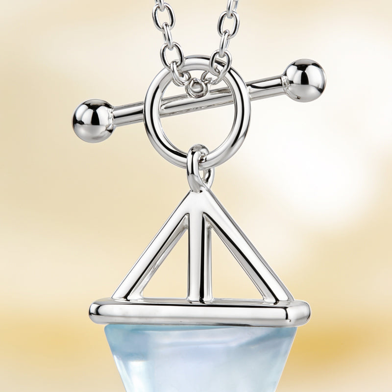 Aquamarine Necklace "Hero"