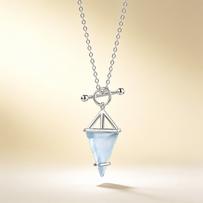 Aquamarine Necklace "Hero"