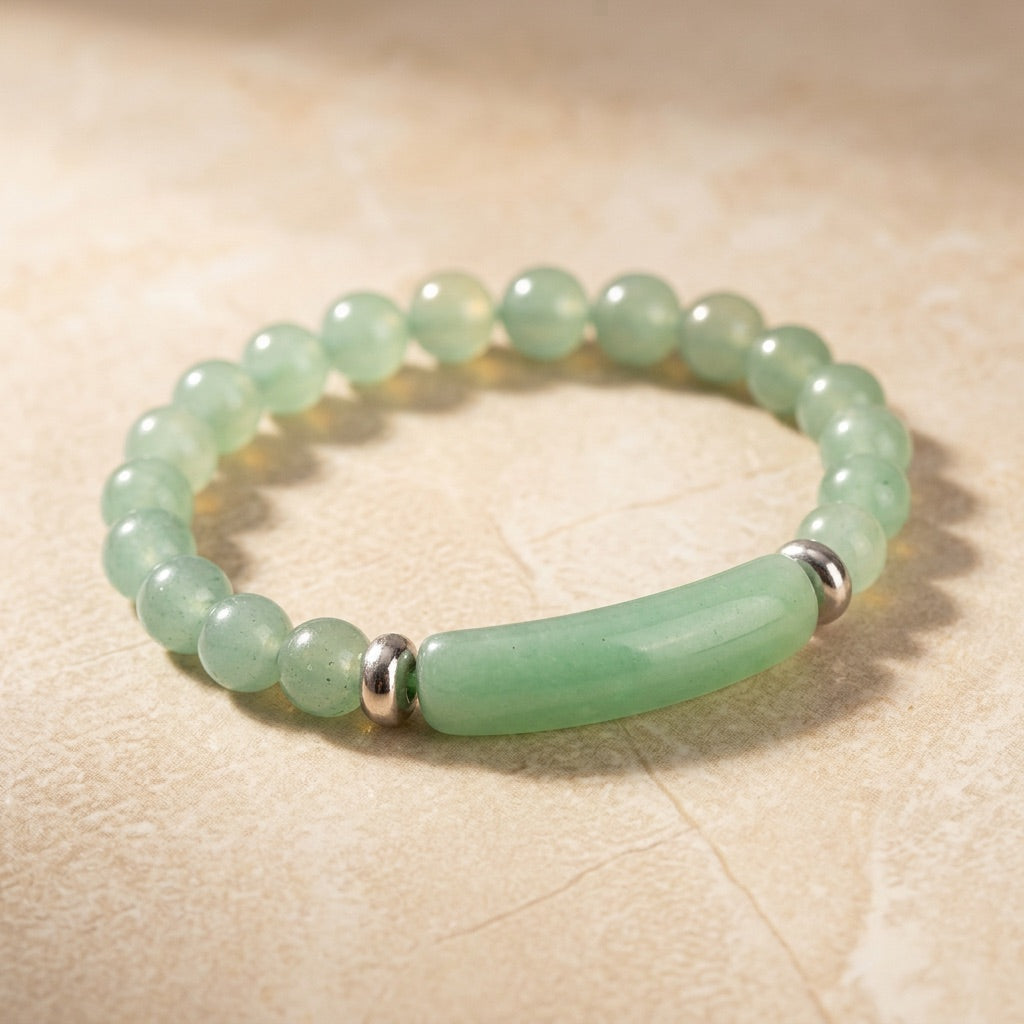 Green Aventurine Stone Bracelet "Sylven"