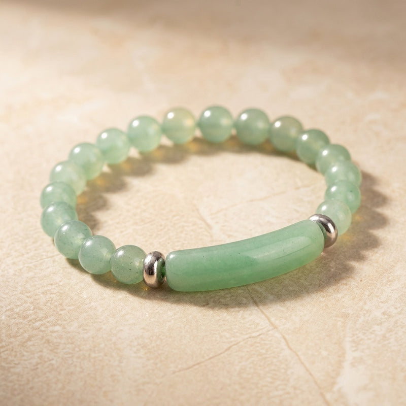 Green Aventurine Stone Bracelet "Sylven"