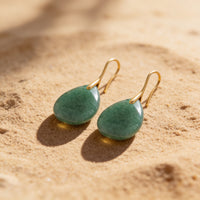 Aventurine Earrings "Zelyra"