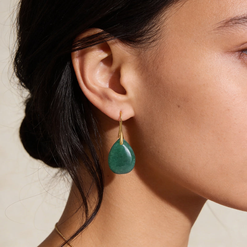 Aventurine Earrings "Zelyra"