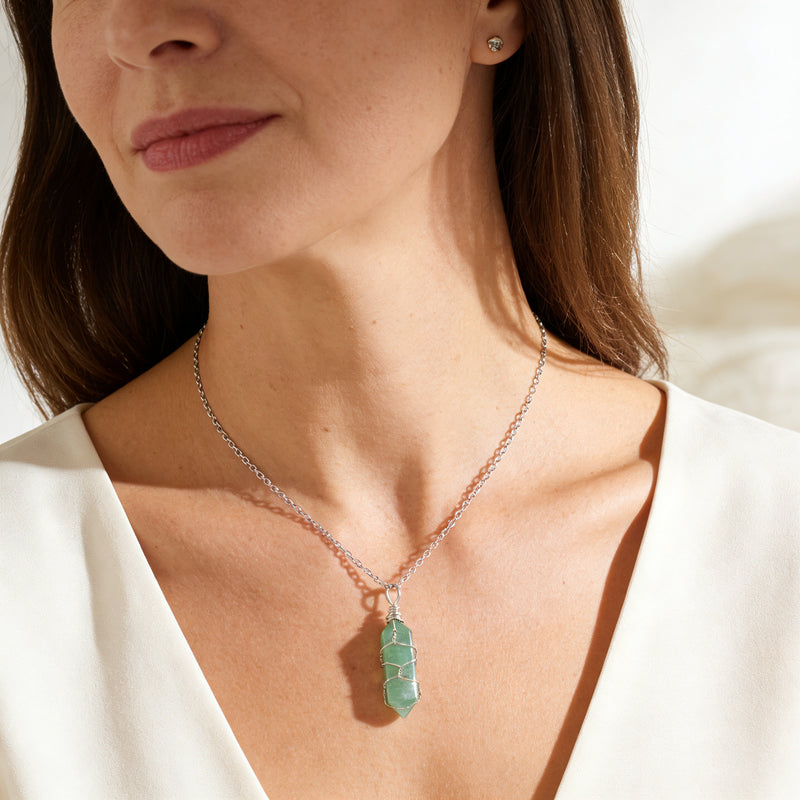 Aventurine Necklace "Nexa"