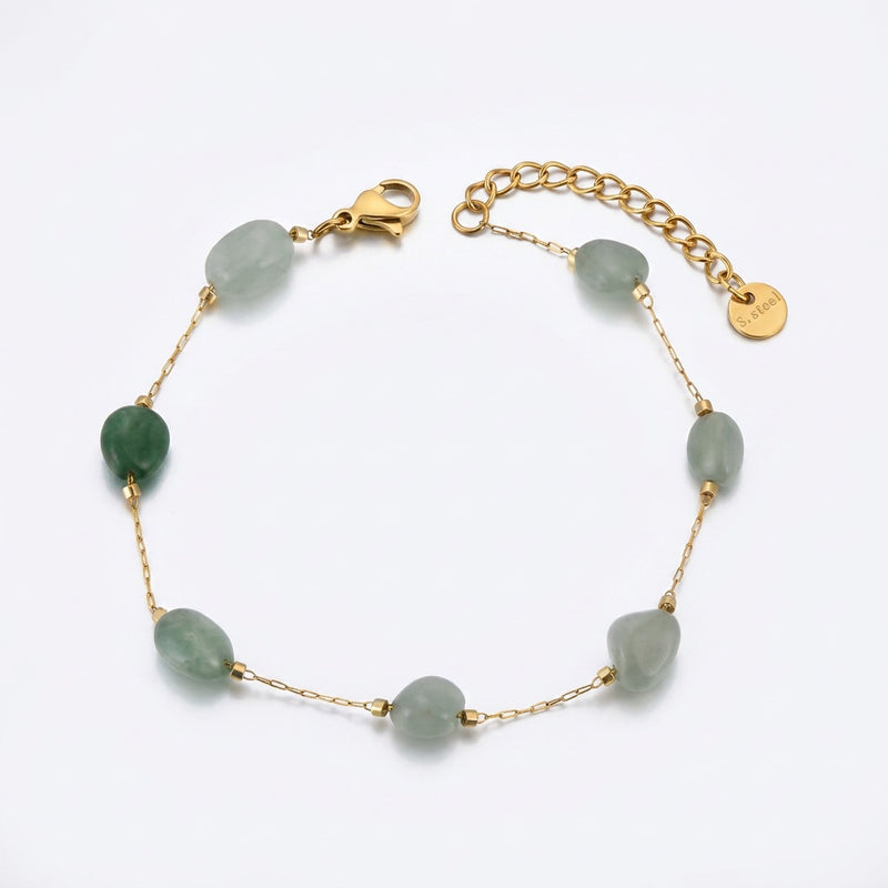 Aventurine Stone Bracelet "Luneria"