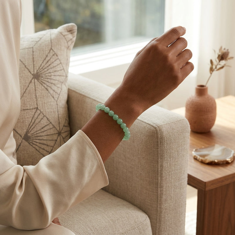 Green Aventurine Stone Bracelet "Element"