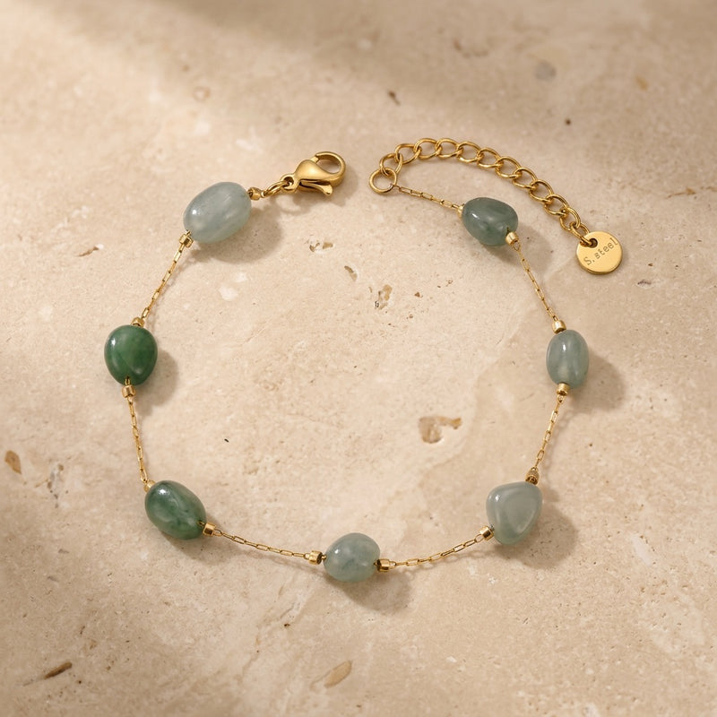 Aventurine Stone Bracelet "Luneria"