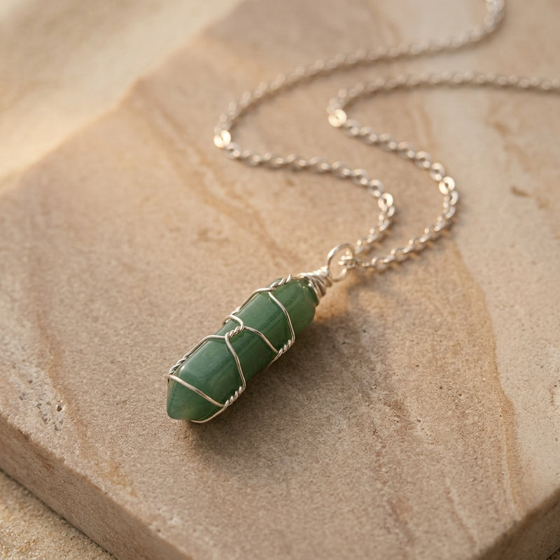 Aventurine Necklace "Nexa"