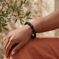 Black Agate Bracelet "Elyra"