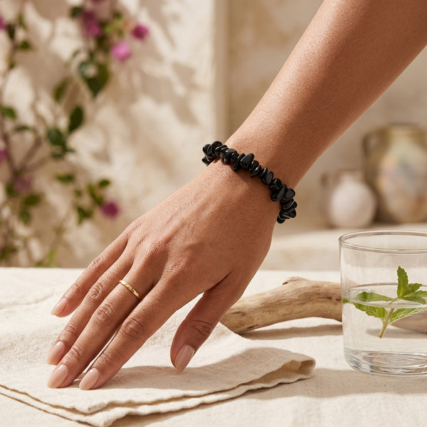 Black Obsidian Bracelet "Nama"