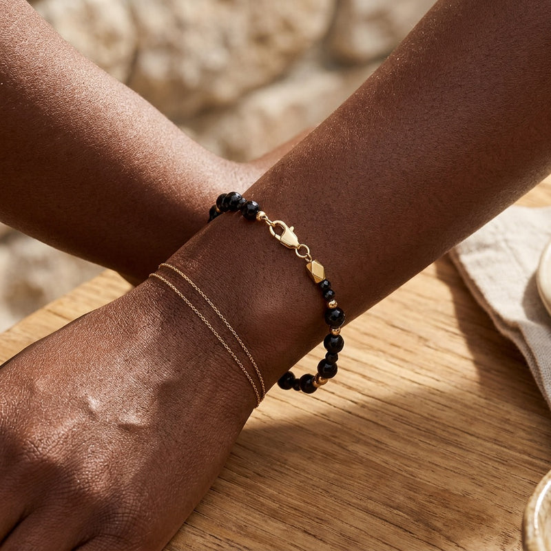 Black Onyx Bracelet "Konic"