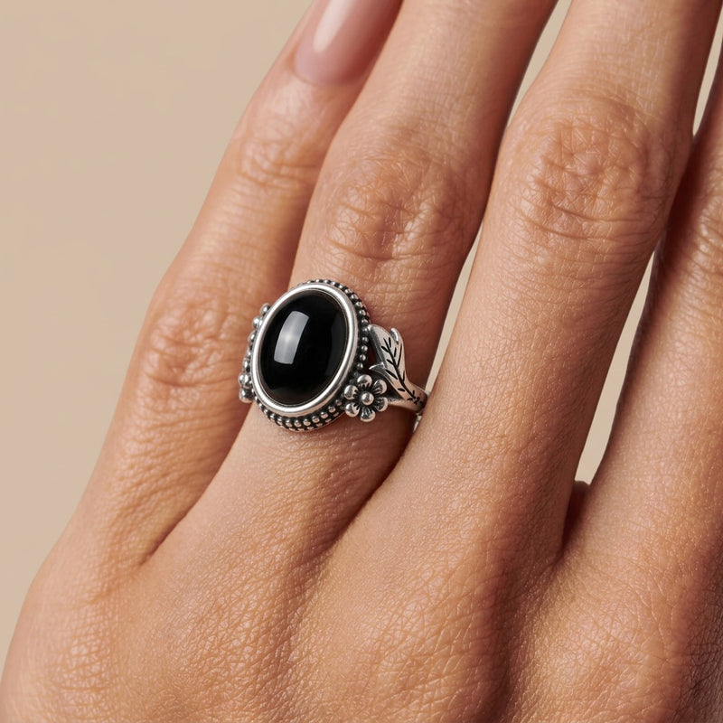 Black Onyx Ring "Yametsu"