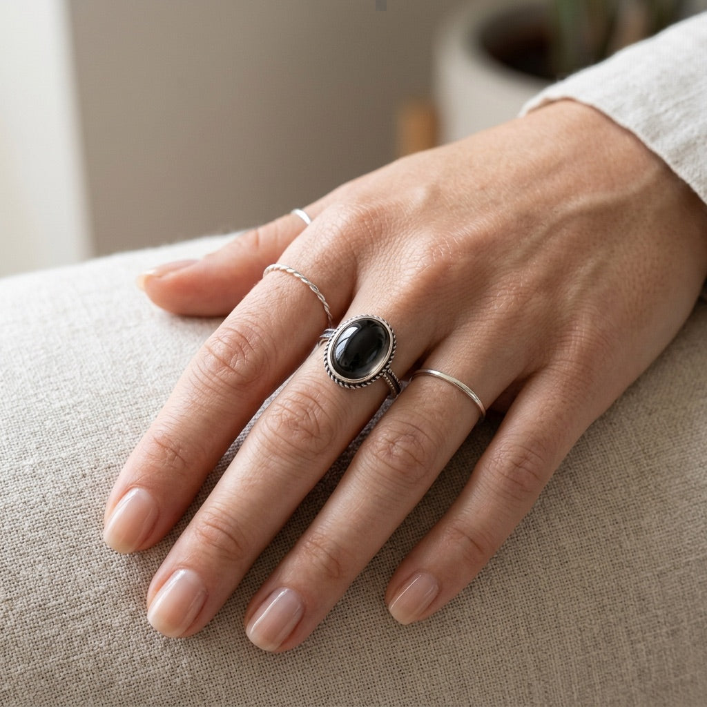 Black Onyx Ring 