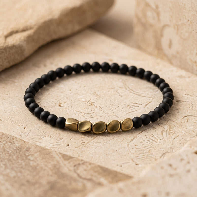 Black Onyx bracelet "DIVIN"