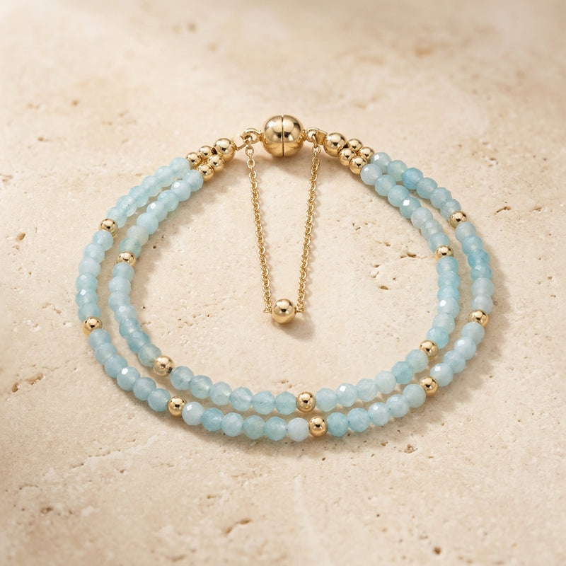Amazonite Stone Bracelet "Lunavera"